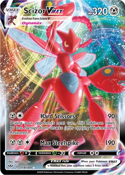 Scizor VMAX - 119/189 - SWSH03: Darkness Ablaze