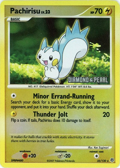 Pachirisu [Diamond & Pearl] - 035/130 - Burger King Promos