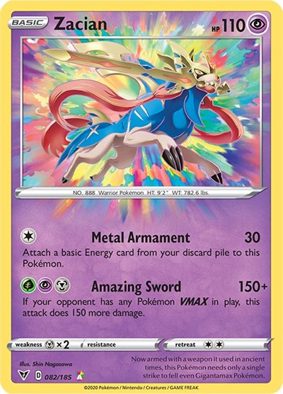 Zacian - 082/185 - SWSH04: Vivid Voltage