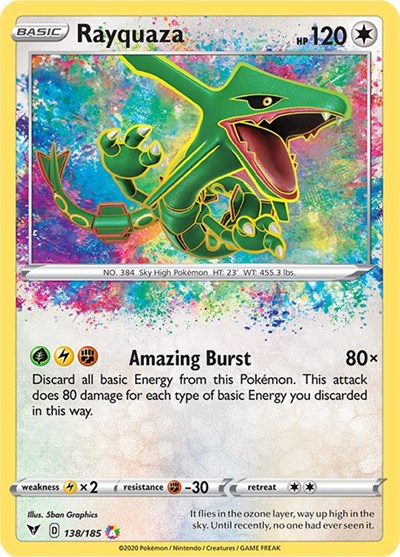 Rayquaza - 138/185 - SWSH04: Vivid Voltage