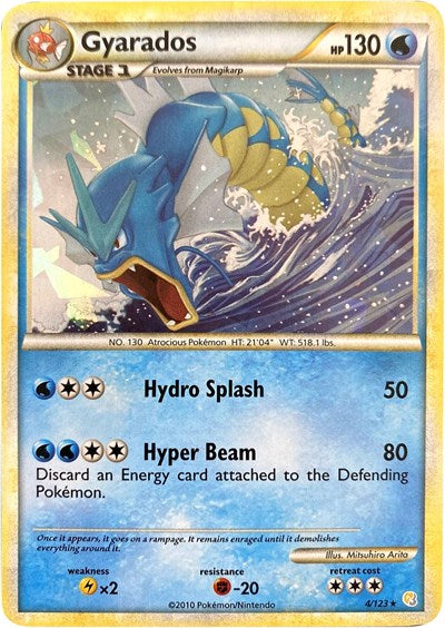 Gyarados (Cracked Ice Holo) - 004/123 - Miscellaneous Cards & Products