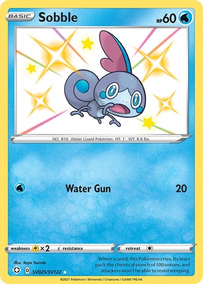 Sobble - SV025/SV122 - Shining Fates: Shiny Vault