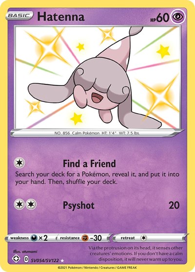 Hatenna - SV054/SV122 - Shining Fates: Shiny Vault