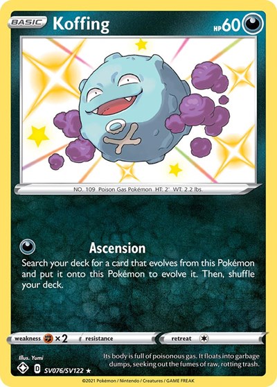 Koffing - SV076/SV122 - Shining Fates: Shiny Vault