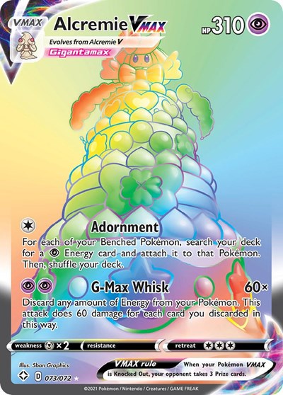 Alcremie VMAX (Secret) - 073/072 - Shining Fates