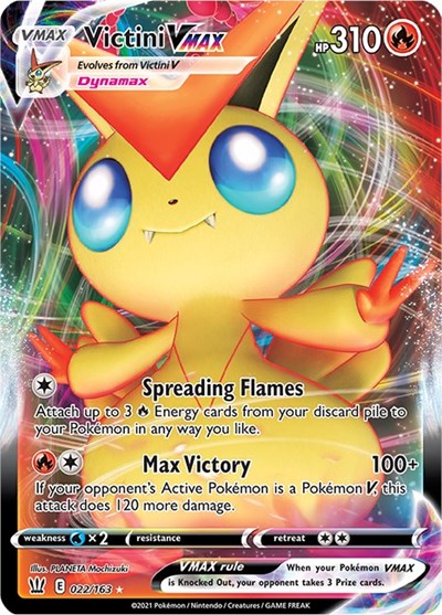 Victini VMAX - 022/163 - SWSH05: Battle Styles
