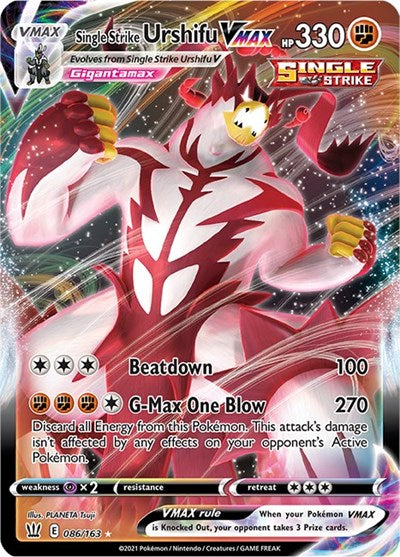 Single Strike Urshifu VMAX - 086/163 - SWSH05: Battle Styles
