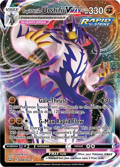 Rapid Strike Urshifu VMAX - 088/163 - SWSH05: Battle Styles