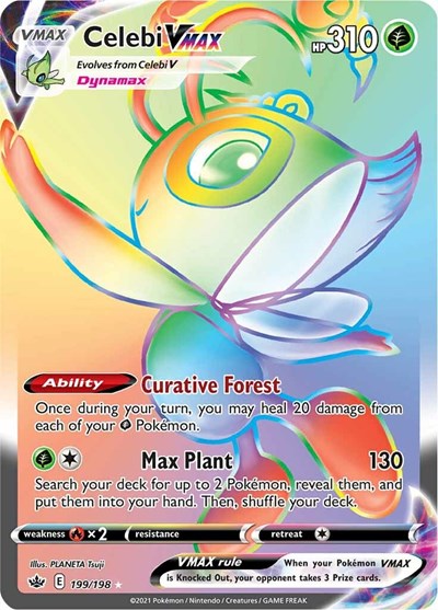 Celebi VMAX (Secret) - 199/198 - SWSH06: Chilling Reign