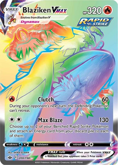 Blaziken VMAX (Secret) - 200/198 - SWSH06: Chilling Reign