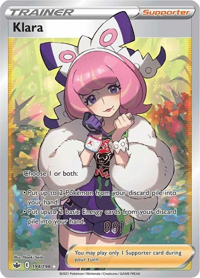 Klara (Full Art) - 194/198 - SWSH06: Chilling Reign