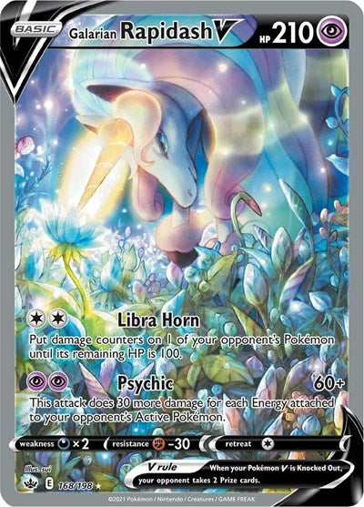 Galarian Rapidash V (Alternate Full Art) - 168/198 - SWSH06: Chilling Reign