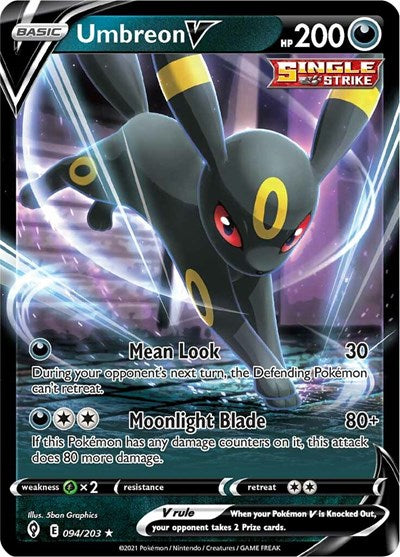 Umbreon V - 094/203 - SWSH07: Evolving Skies