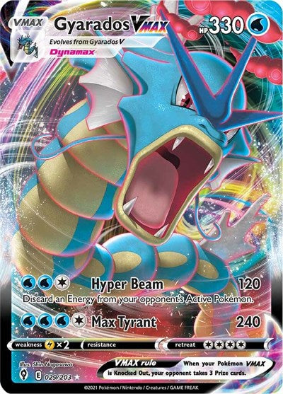 Gyarados VMAX - 029/203 - SWSH07: Evolving Skies