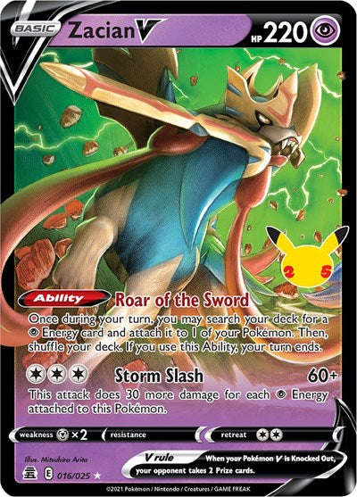 Zacian V - 016/025 - Celebrations