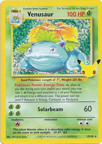 Venusaur - 015/102 - Celebrations: Classic Collection