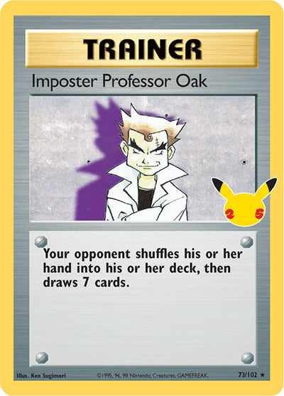 Imposter Professor Oak - 073/102 - Celebrations: Classic Collection