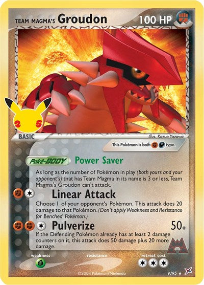 Team Magma's Groudon - 009/095 - Celebrations: Classic Collection