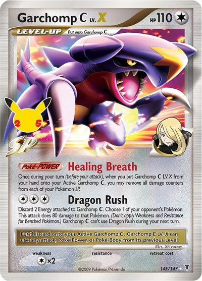 Garchomp C LV.X - 145/147 - Celebrations: Classic Collection