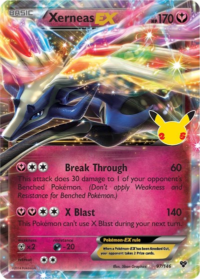 Xerneas EX - 097/146 - Celebrations: Classic Collection