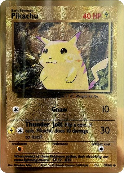 Pikachu (Celebrations Metal Card) - 058/102 - Miscellaneous Cards & Products