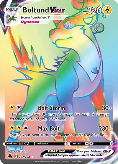 Boltund VMAX (Secret) - 267/264 - SWSH08: Fusion Strike