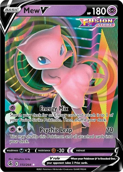 Mew V - 113/264 - SWSH08: Fusion Strike