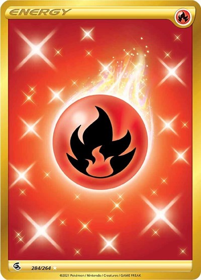 Fire Energy (Secret) - 284/264 - SWSH08: Fusion Strike