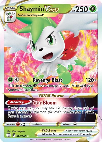 Shaymin VSTAR - 014/172 - SWSH09: Brilliant Stars