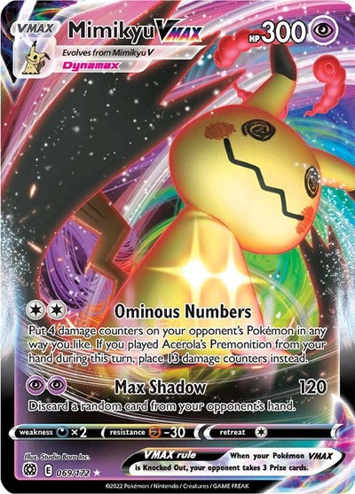 Mimikyu VMAX - 069/172 - SWSH09: Brilliant Stars