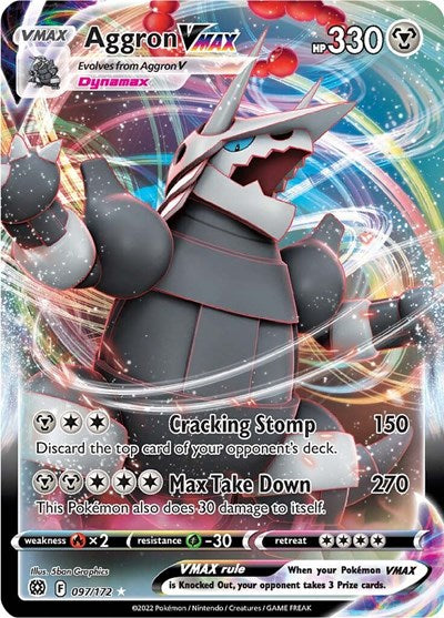 Aggron VMAX - 097/172 - SWSH09: Brilliant Stars