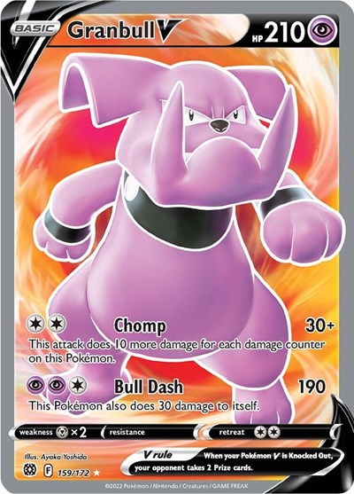 Granbull V (Full Art) - 159/172 - SWSH09: Brilliant Stars