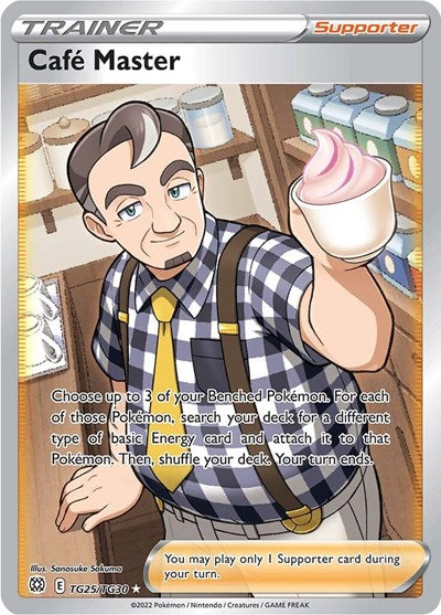 Cafe Master - TG25/TG30 - SWSH09: Brilliant Stars Trainer Gallery