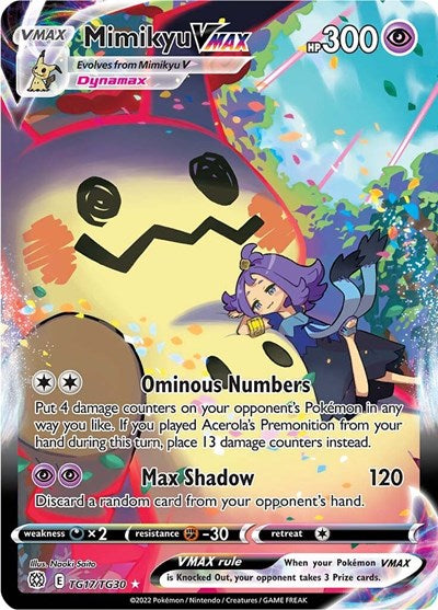 Mimikyu VMAX - TG17/TG30 - SWSH09: Brilliant Stars Trainer Gallery