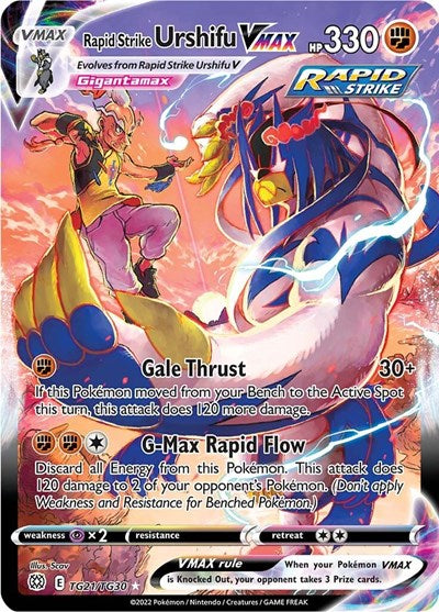 Rapid Strike Urshifu VMAX - TG21/TG30 - SWSH09: Brilliant Stars Trainer Gallery