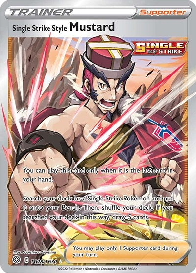 Single Strike Style Mustard - TG28/TG30 - SWSH09: Brilliant Stars Trainer Gallery