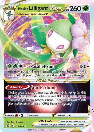 Hisuian Lilligant VSTAR - 018/189 - SWSH10: Astral Radiance