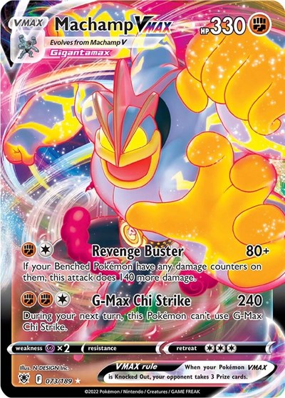 Machamp VMAX - 073/189 - SWSH10: Astral Radiance