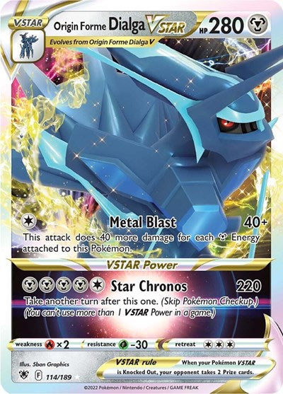 Origin Forme Dialga VSTAR - 114/189 - SWSH10: Astral Radiance