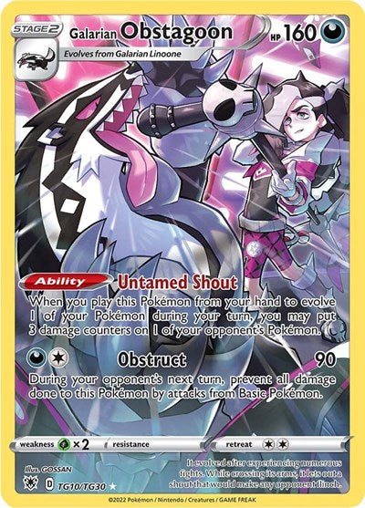 Galarian Obstagoon - TG10/TG30 - SWSH10: Astral Radiance Trainer Gallery