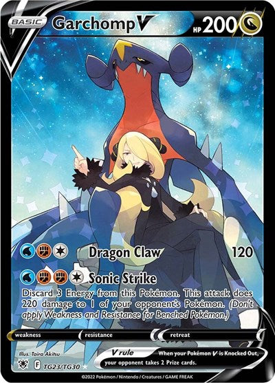Garchomp V - TG23/TG30 - SWSH10: Astral Radiance Trainer Gallery
