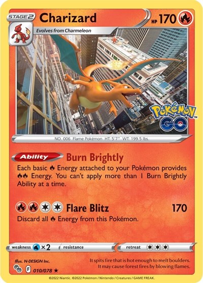 Charizard - 010/078 - Pokemon GO