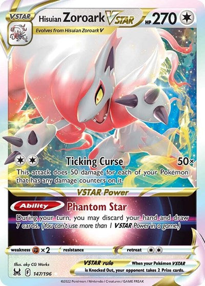 Hisuian Zoroark VSTAR - 147/196 - SWSH11: Lost Origin