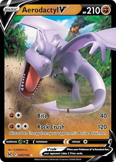 Aerodactyl V - 092/196 - SWSH11: Lost Origin