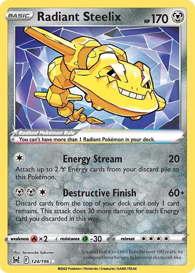 Radiant Steelix - 124/196 - SWSH11: Lost Origin