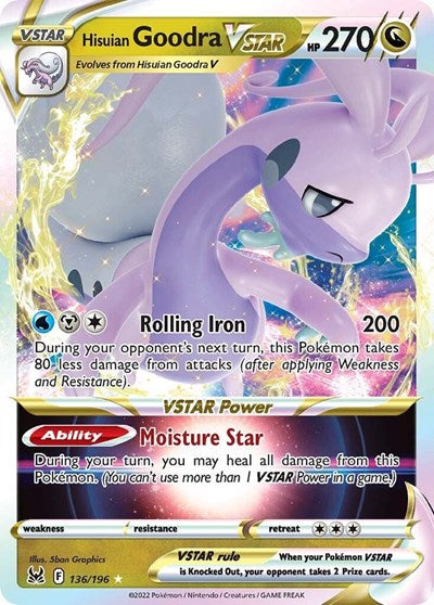 Hisuian Goodra VSTAR - 136/196 - SWSH11: Lost Origin