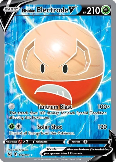 Hisuian Electrode V (Full Art) - 172/196 - SWSH11: Lost Origin