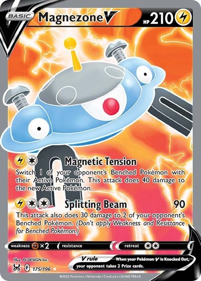 Magnezone V (Full Art) - 175/196 - SWSH11: Lost Origin