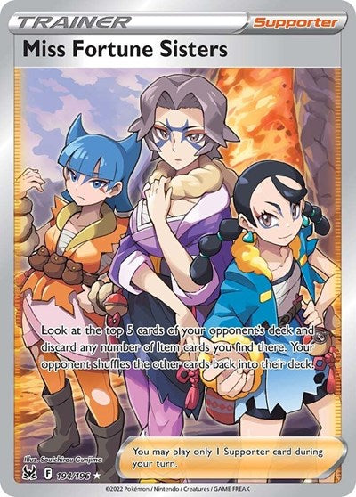 Miss Fortune Sisters (Full Art) - 194/196 - SWSH11: Lost Origin