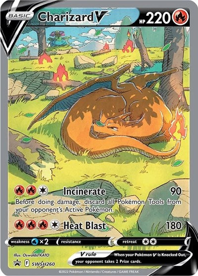 Charizard V - SWSH260 - SWSH: Sword & Shield Promo Cards